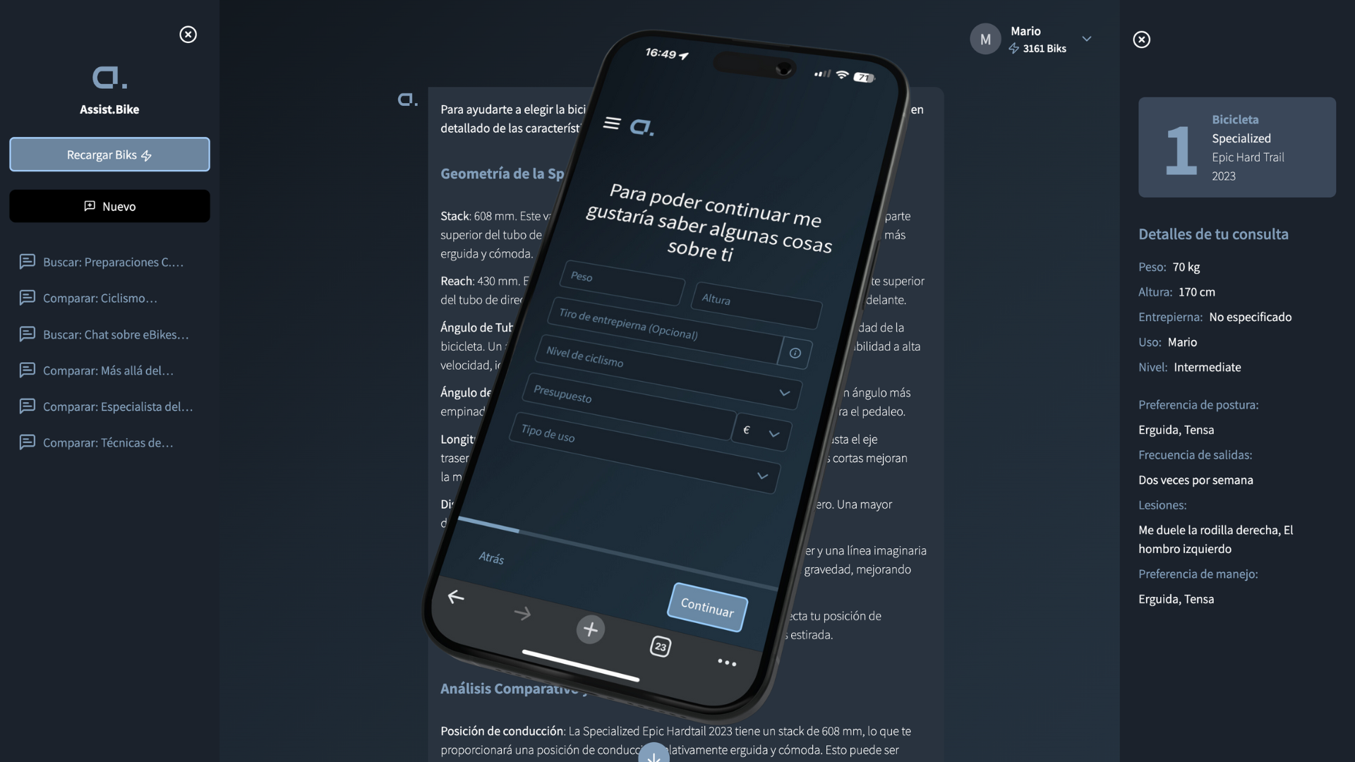 Assist Bike: Encuentra la bicicleta perfecta con agentes de IA